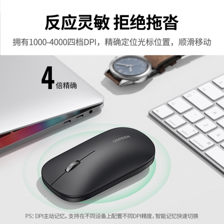 グリーン・リンク・ポータブル無線bluetoothマウスです商品デモ画像1